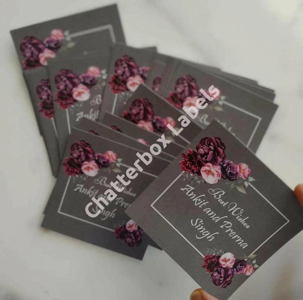 Gift tags Sharp Grey - Set of 10 Chatterbox Labels