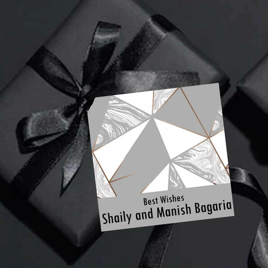 Gift tags / Gift Stickers - Silver Prism - Chatterbox Labels - Gift Tags