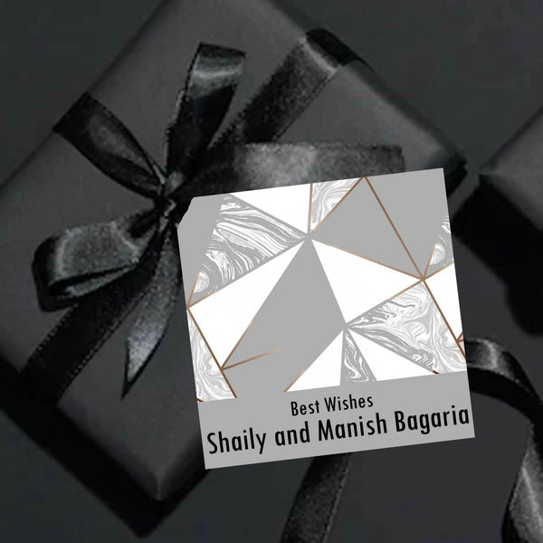 Gift tags Silver Prism - Set of 10 Chatterbox Labels