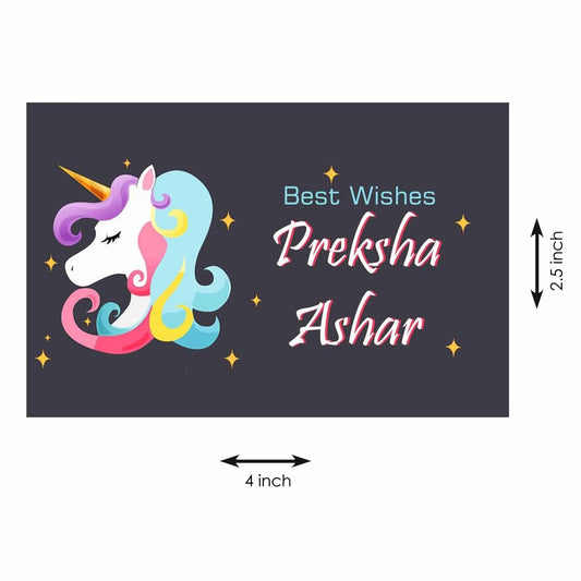 Gift tags / Gift Stickers - Unicorn Face - Chatterbox Labels - Gift Tags