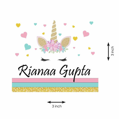 Gift tags / Gift Stickers - Unicorn Glitter - Chatterbox Labels - Gift Tags