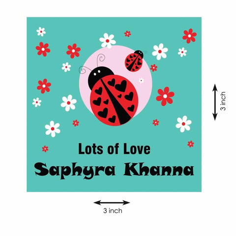 Gift tags / Gift Stickers - Lady Bug - Chatterbox Labels - Gift Tags