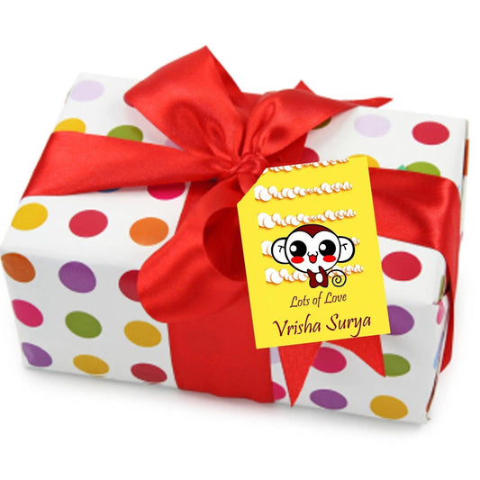 Gift tags / Gift Stickers - Monkey Theme - Chatterbox Labels - Gift Tags