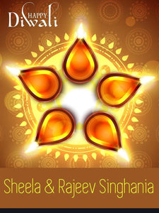 Gift Tags- Bright Diyas - Set of 10 Chatterbox Labels