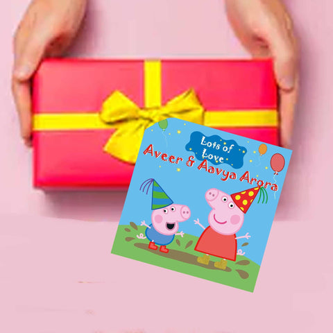 Gift tags Peppa Pig - Set of 10 Chatterbox Labels