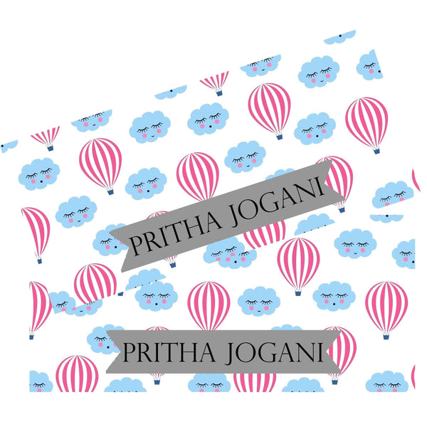 Personalised Money Envelopes - Pastel Hot Air Balloon Theme - Set of 20 - Chatterbox Labels - Envelopes