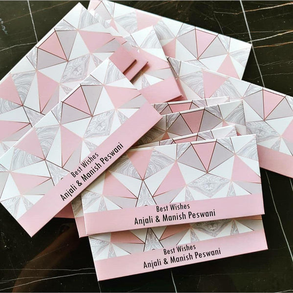 Personalised Money Envelopes - Marble Prism Theme - Set of 20 Chatterbox Labels