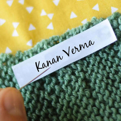 Custom Sew On Fabric Labels for Clothing - Chatterbox Labels - Clothing Labels