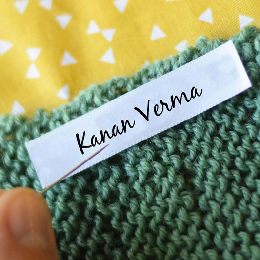 Custom Sew On Fabric Labels for Clothing - Chatterbox Labels - Clothing Labels