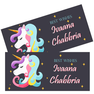 Personalised Money Envelopes - Unicorn Design- Set of 20 Chatterbox Labels
