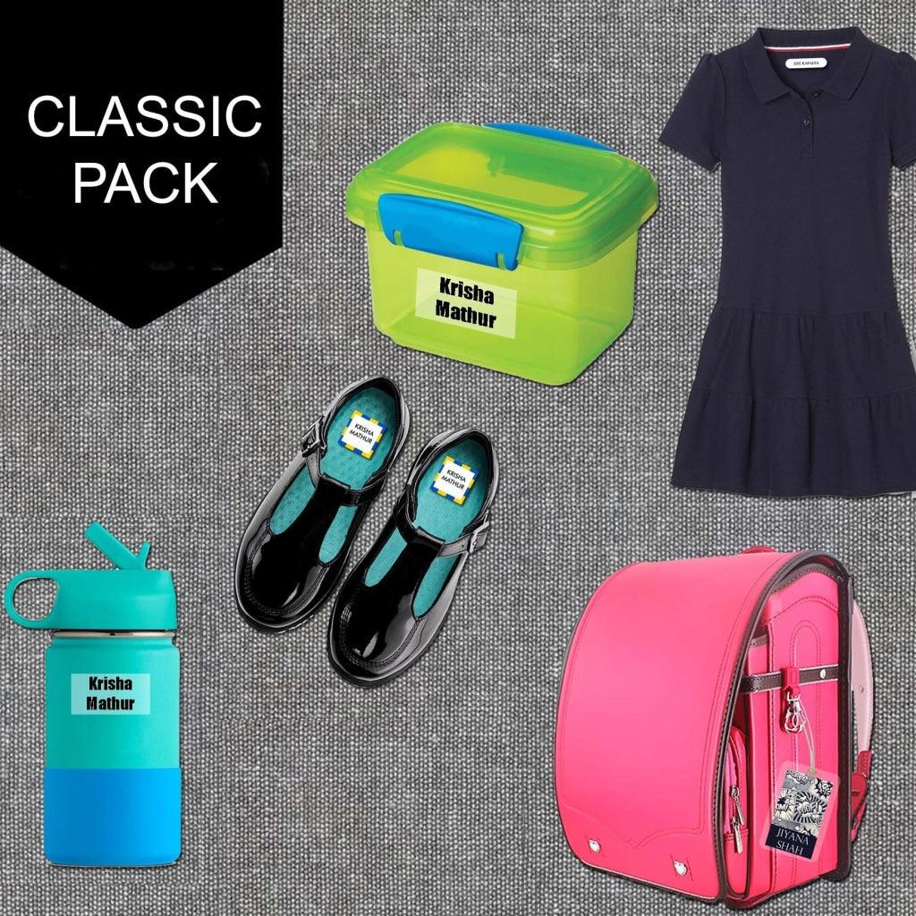 Personalised Waterproof Label Pack of 35 Labels. Combo Pack ...