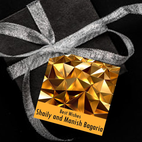 Gift tags Golden Prism - Set of 10 Chatterbox Labels