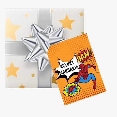 Gift tags Spiderman Retro - Set of 10 Chatterbox Labels